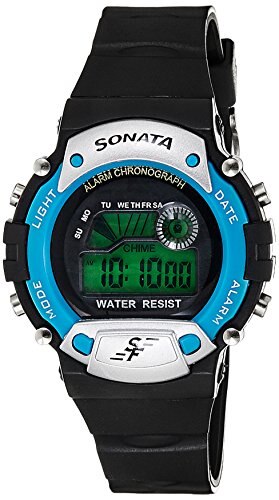 Sonata Digital Grey Dial Men's Watch - NG7982PP04J